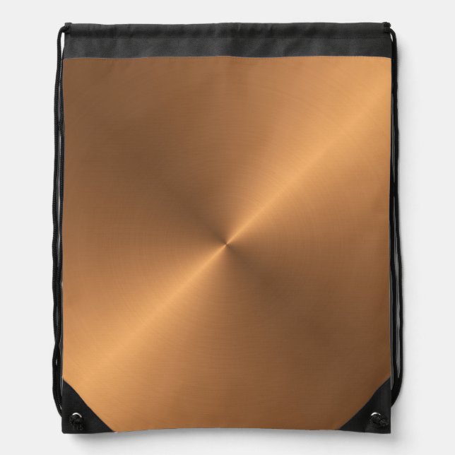 Copper Shine Drawstring Bag (Front)