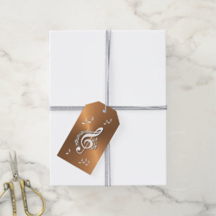 Copper Shine Music Gift Tags