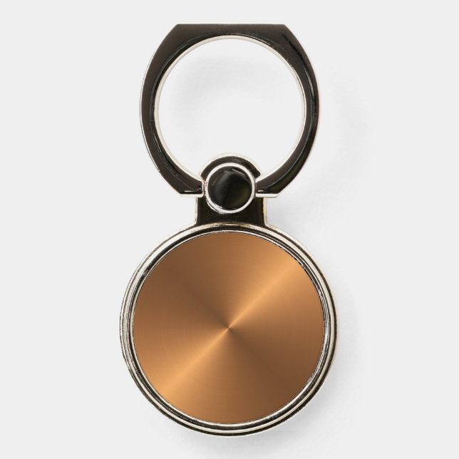 Copper Shine Phone Ring Stand (Front)