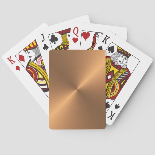 Copper Shine Poker Cards (Back)