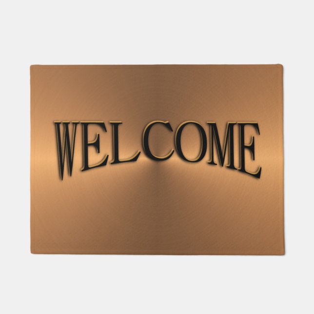 Copper Shine Welcome Doormat (Front)