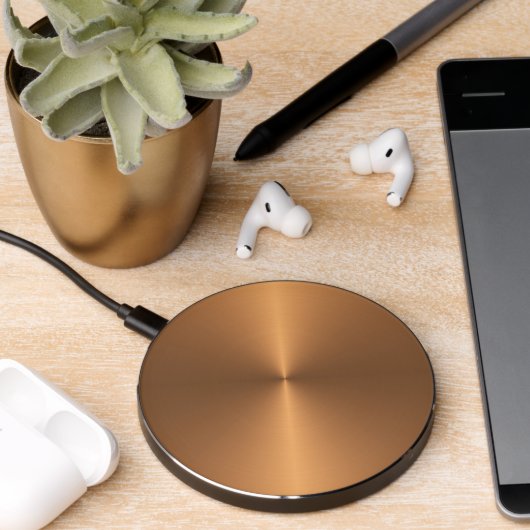 Copper Shine Wireless Charger (Desk 2)