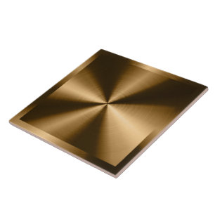 Copper Shiny Metallic Design Stainless Steel Look Ceramic Tile