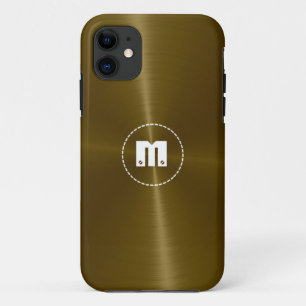 Copper Shiny Stainless Steel Metal iPhone 11 Case