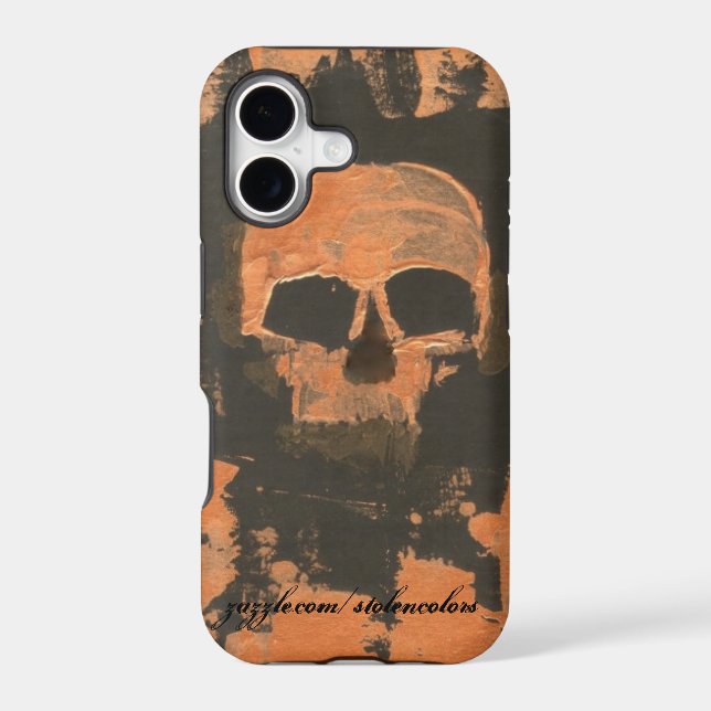 Copper Skull Iphone Case (Back)