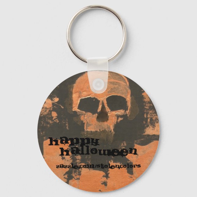 Copper Skull Keychain (Front)