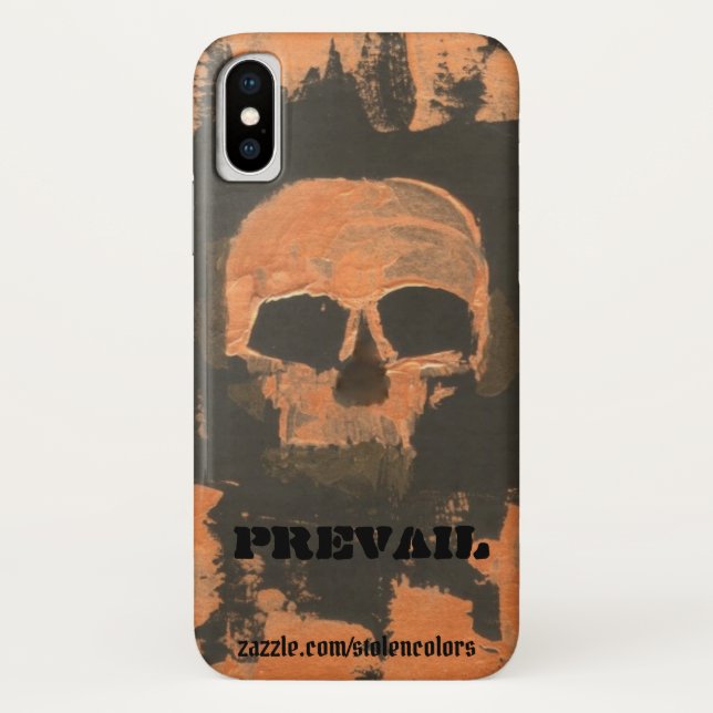 Copper Skull Prevail Case-Mate iPhone Case (Back)