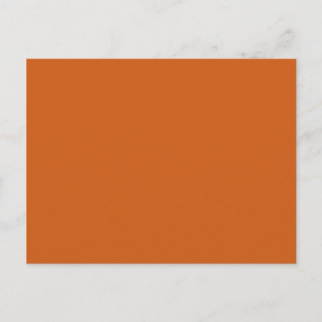 Copper Solid Color Blank Background Postcard (Front)