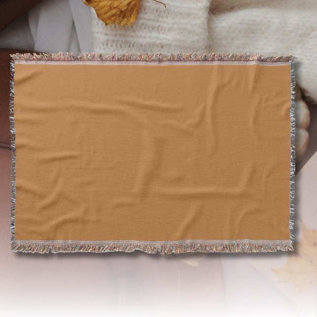 Copper Solid Color | Classic | Elegant Throw Blanket (Creator Uploaded)