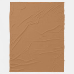 Copper Solid Plain Color Fleece Blanket