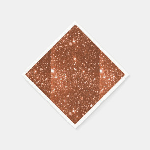 Copper Sparkle Paper Napkins