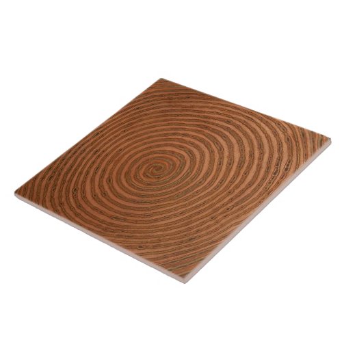 Copper Spiral Tile
