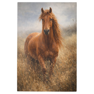 Copper Spirit | Chestnut Horse | Metal Wall Art