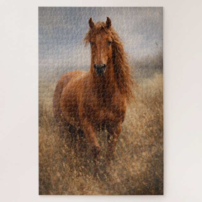 Copper Spirit | Chestnut Horse | Puzzle (Vertical)