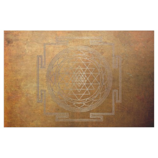 Copper Sri Yantra - Fabric