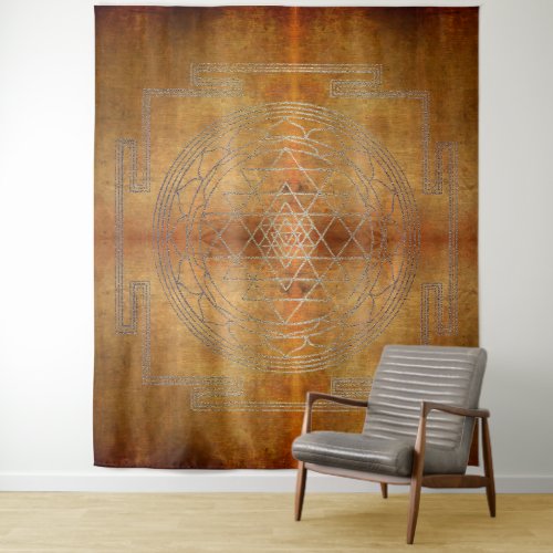 Copper Sri Yantra _ Tapestry