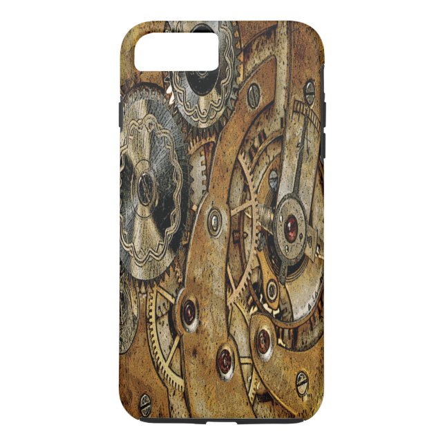 Copper Steampunk Antique Case-Mate iPhone Case (Back)