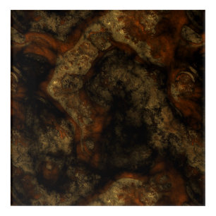 Copper Stone Acrylic Print