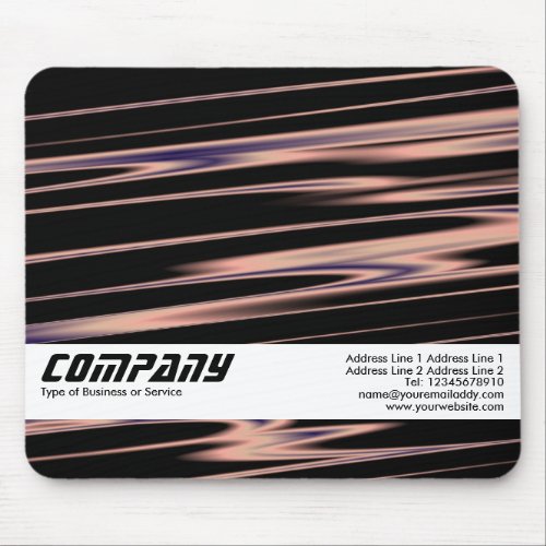 Copper Strands Abstract II Business Mouse Pad