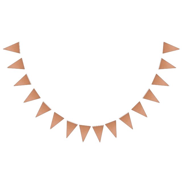 Copper stripes design bunting flags (All)