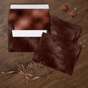 Copper Sunset Dark Metallic ID1323 Envelope