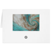 Copper Swirl Murano Detail Study Cards (Back Horizontal)