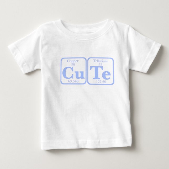 Copper Tellurium (CuTe) -- Blue Baby T-Shirt (Front)