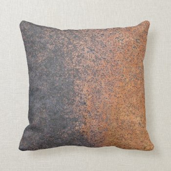 Copper Texture Pillow by ImGEEE at Zazzle