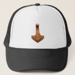 Copper Thor Hammer black and white hat