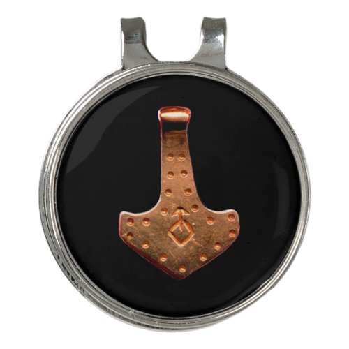 Copper Thor Hammer hat clip
