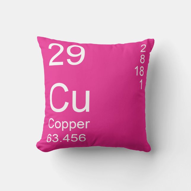 Copper Throw Pillow (Front)