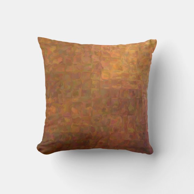 copper throw pillow (Front)