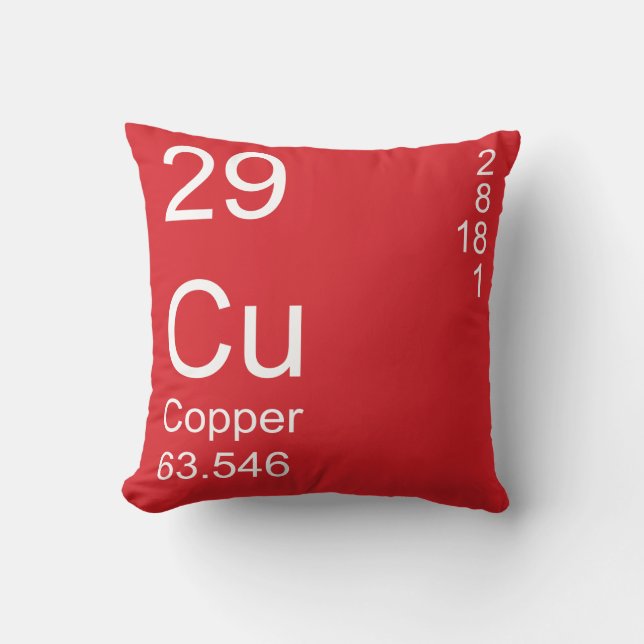 Copper Throw Pillow (Front)