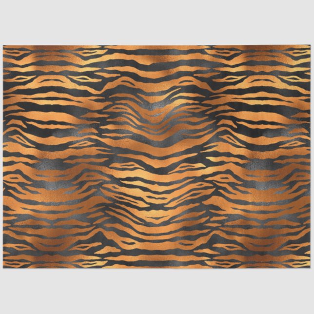 Copper Tiger Series Design 8 Tissue Paper (Front)