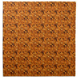 Copper Tiles Cloth Napkin