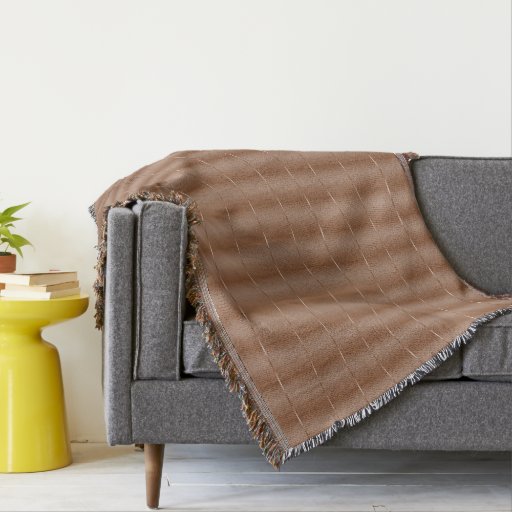 Copper Tiles Woven Throw Blanket | Zazzle