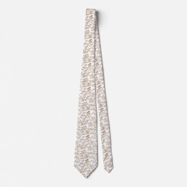 Copper Toile Neck Tie (Front)