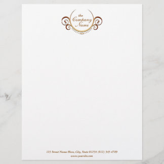 Copper Tone Letterhead