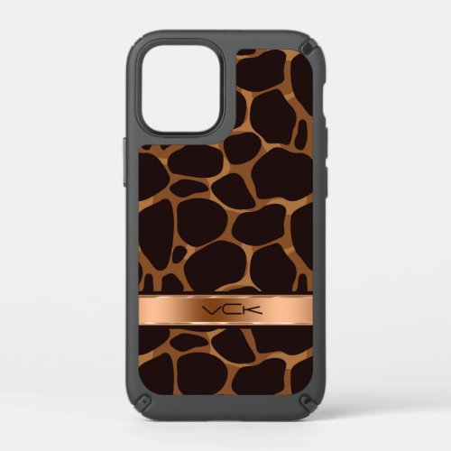 Copper Tones Leopard Animal Print Speck iPhone 12 Mini Case