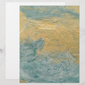 Copper Turquoise Faux Finish (Front/Back)