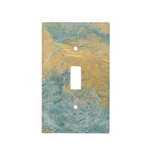 Copper Turquoise Light Switch Cover