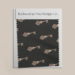 Copper | Vintage Key Pattern Fabric