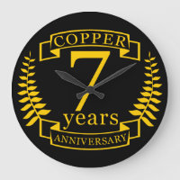 Copper wedding anniversary 7 years