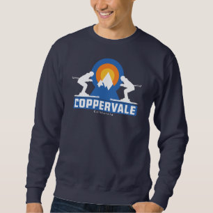 Coppervale Ski Sunset Retro T-Shirt Sweatshirt
