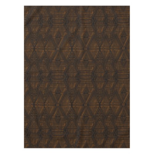 Coppery Steampunk Pyramid Design Tablecloth