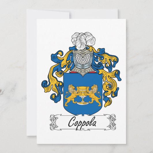 Coppola Family Crest (Front)