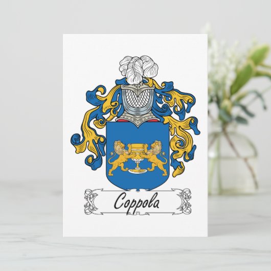 Coppola Family Crest (Standing Front)