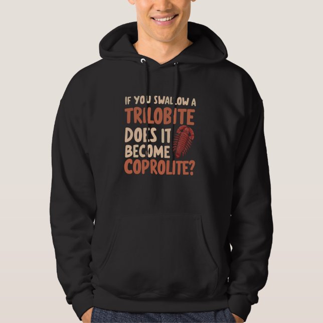 Coprolites Fossil Dinosaur Dung Fossilized Feces Hoodie (Front)