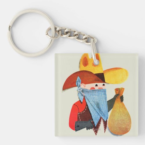 Cops and Robbers Keychain