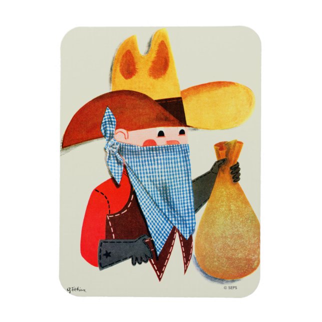 Cops and Robbers Magnet (Vertical)